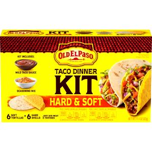 0.33 Kit Dinner Kit, Hard & Soft Taco