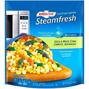0.67 Cup Asparagus, Gold & White Corn And Baby Carrots