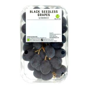 1 1/2 cups (138 g) Black Seedless Grapes