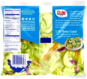 1 1/2 cups (85 g) Classic Garden Salad