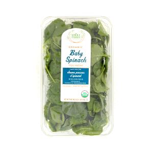 1 1/2 Cups Packaged Salads, Baby Spinach