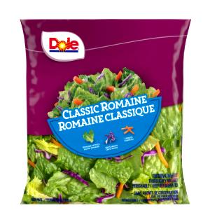 1 1/2 Cups Packaged Salads, Classic Romaine