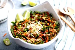 1 1/2 cups with 1 tbsp dressing (100 g) BBQ Chopped Salad