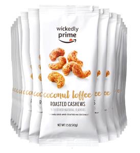 1 1/2 oz (43 g) Coconut Toffee Roasted Cashews (1.5 oz)
