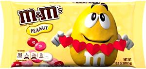 1 1/2 Oz Peanut Dark Chocolate Valentines Colors