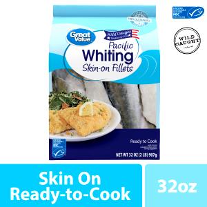 1 1/2 pieces (4 oz) Wild Caught Pacific Whiting