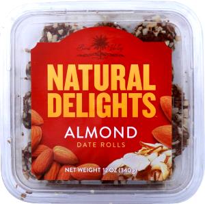 1 1/2 pieces (40 g) Date Almond Rolls