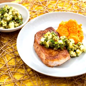 1 1/2 Servings Poblano Pork & Sweet Potatoes
