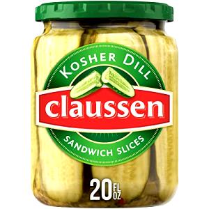 1 1/2 slices (1 oz) Kosher Dill Sandwich Slices
