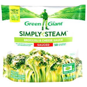 1 1/3 cup (112 g) In The Bag Steamable Vegetables - Broccoli with Cheese Sauce
