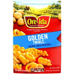 1 1/3 cups (3 oz) Golden Twirls