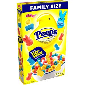 1 1/3 cups (39 g) Peeps Cereal