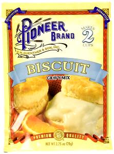 1 1/3 tbsp (1/4 cup prepared) Biscuit Gravy Mix