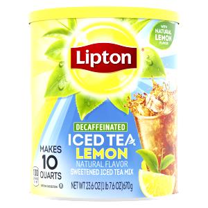 1 1/3 Tbsp Iced Tea Mix, Sweetened Lemon, Decaf