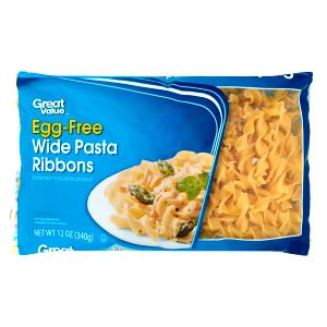1 1/4 cup dry (56 g) Egg Free Wide Pasta Ribbons