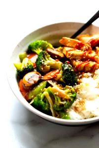 1 1/4 cups (110 g) Teriyaki Vegetables
