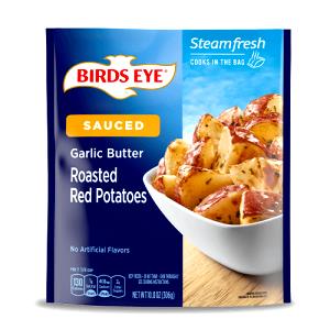 1 1/4 cups (146 g) Steamfresh Lightly Sauced Roasted Red Potatoes with Garlic Butter Sauce