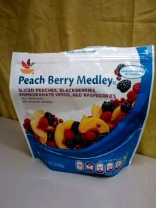 1 1/4 cups (155 g) Peach Berry Medley