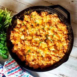 1 1/4 cups (312 g) Southwest Queso Chicken Skillet Meal