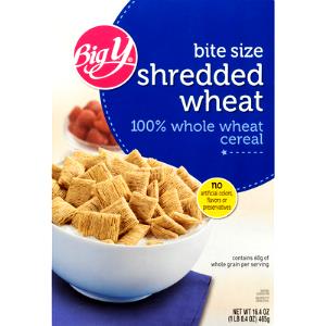 1 1/4 cups (50 g) Bite Size Shredded Wheat 100% Whole Wheat Cereal