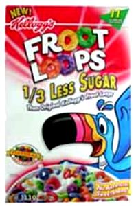 1 1/4 Cups Froot Loops, 1/3 Less Sugar