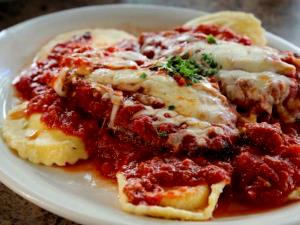 1 1/4 Cups Ravoli, Chicken Parmesan