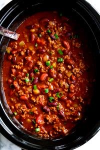 1 1/4 cups Slow Cooker Chili
