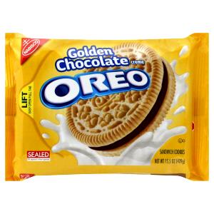 1 1/5 Oz Sandwich Cookie, Golden Uh-Oh With Chocolate Creme