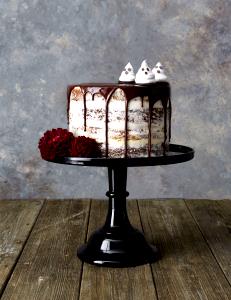 1 1-layer Cake Serving (8" Or 9" Dia, Approx 2" High) Pumpkin Cake