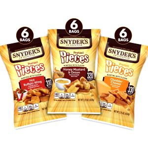 1 10 Bite-size Pretzels Serving (Include Nibs) Hard Pretzels