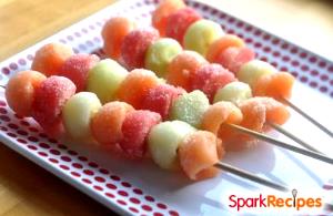1 10 Cantaloupe Balls Serving Frozen Cantaloupe (Balls)