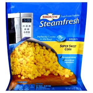 1 10 Oz Frozen Package Yields Cooked White Corn (from Frozen, Fat Added in Cooking)