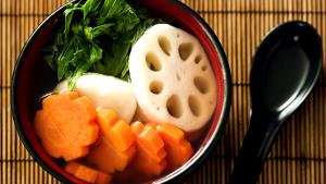 1 10 Slice Serving Cooked Lotus Root (Fat Not Added in Cooking)