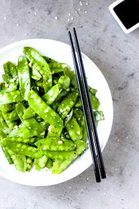 1 10 Snowpea Serving Cooked Snowpea (Pea Pod, Fat Added in Cooking)