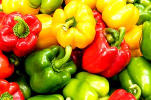 1 10 Strip Portion Green Sweet Pepper