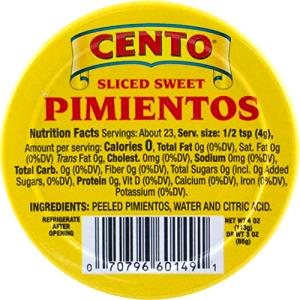1 10 Strip Portion Pimiento