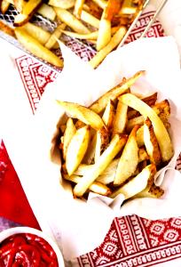 1 10 Strip Serving, NFS Air Fryer French Fries