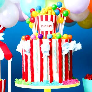 1/12 cake (81 g) Sugar Free Carnival Layer Cake