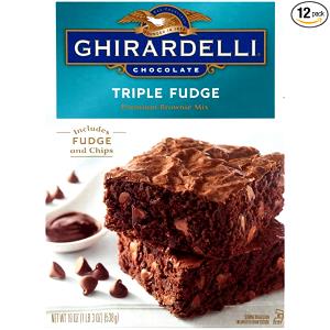 1/12 package (32 g) Fudge Brownie Mix