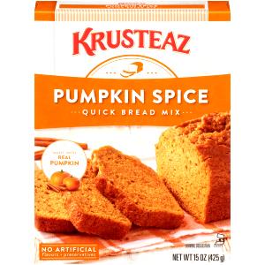 1/12 package (33 g) Quick Bread Pumpkin Bread Mix