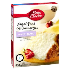 1/12 package (38 g) Angel Food White Cake Mix