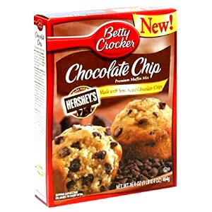 1/12 package (39 g) Chocolate Chip Premium Muffin Mix