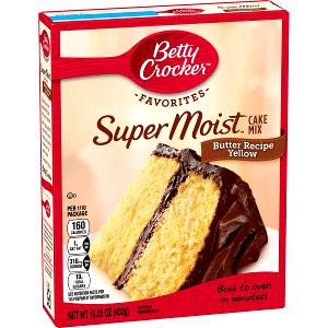 1/12 package (43 g) SuperMoist Butter Recipe Yellow Cake Mix