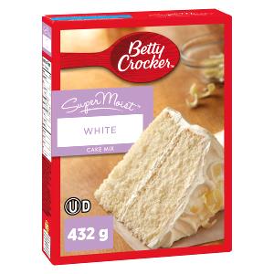 1/12 package (43 g) SuperMoist White Cake Mix