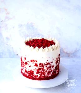 1/16 cake Red Velvet Cake