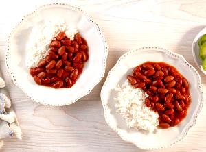 1 16 Oz Can, Drained, Yields Cooked Pinto, Calico or Red Beans (Fat Added in Cooking)