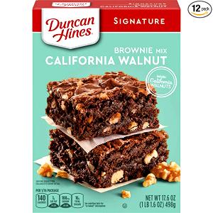 1/16 package (31 g) California Walnut Decadent Brownie Mix