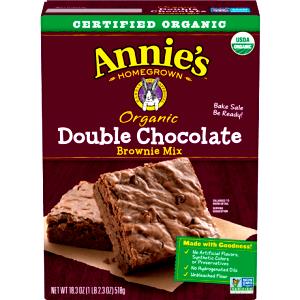 1/16 package (32 g) Organic Double Chocolate Brownie Mix