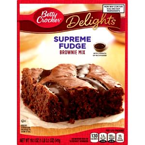 1/16 package Fudge Molten Lava Brownies