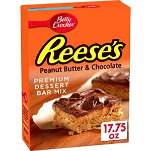 1/16 package mix (40 g) Peanut Butter Chocolate Dessert Bars & Cookie Mix